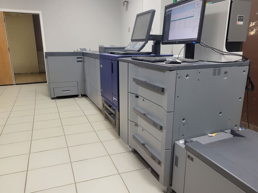 High-end digital printing system for on-demand booklets and short-run commercial projects.